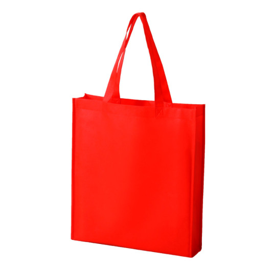 Gusset Tote Bags Red